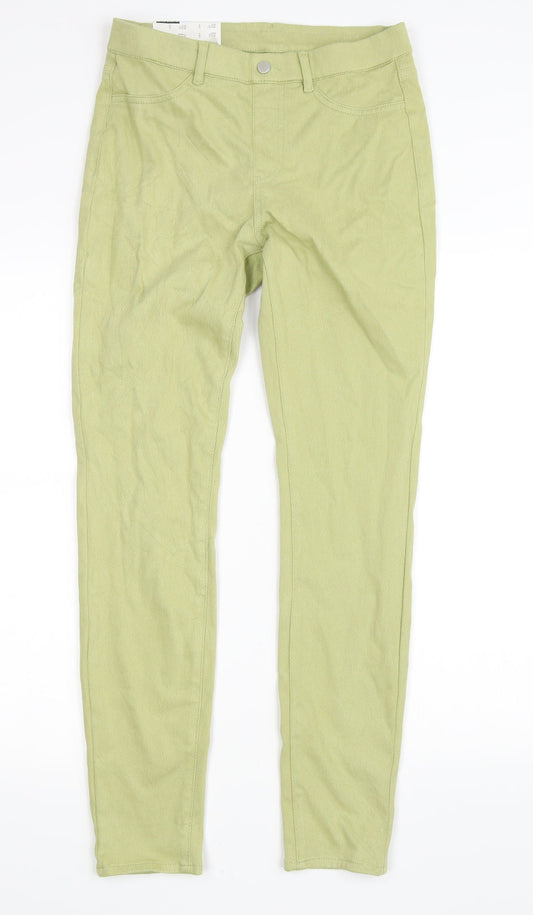 Uniqlo Womens Green   Skinny Jeans Size 28 in L29 in