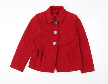 BM Womens Red   Jacket  Size 12