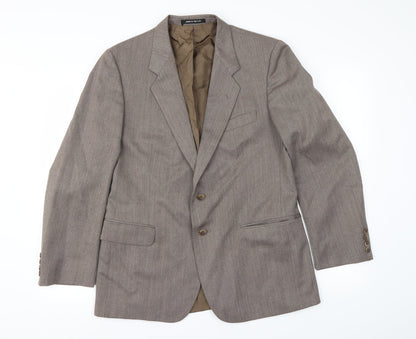 Mens UK Size L St Michael Regular Brown Suit Jacket