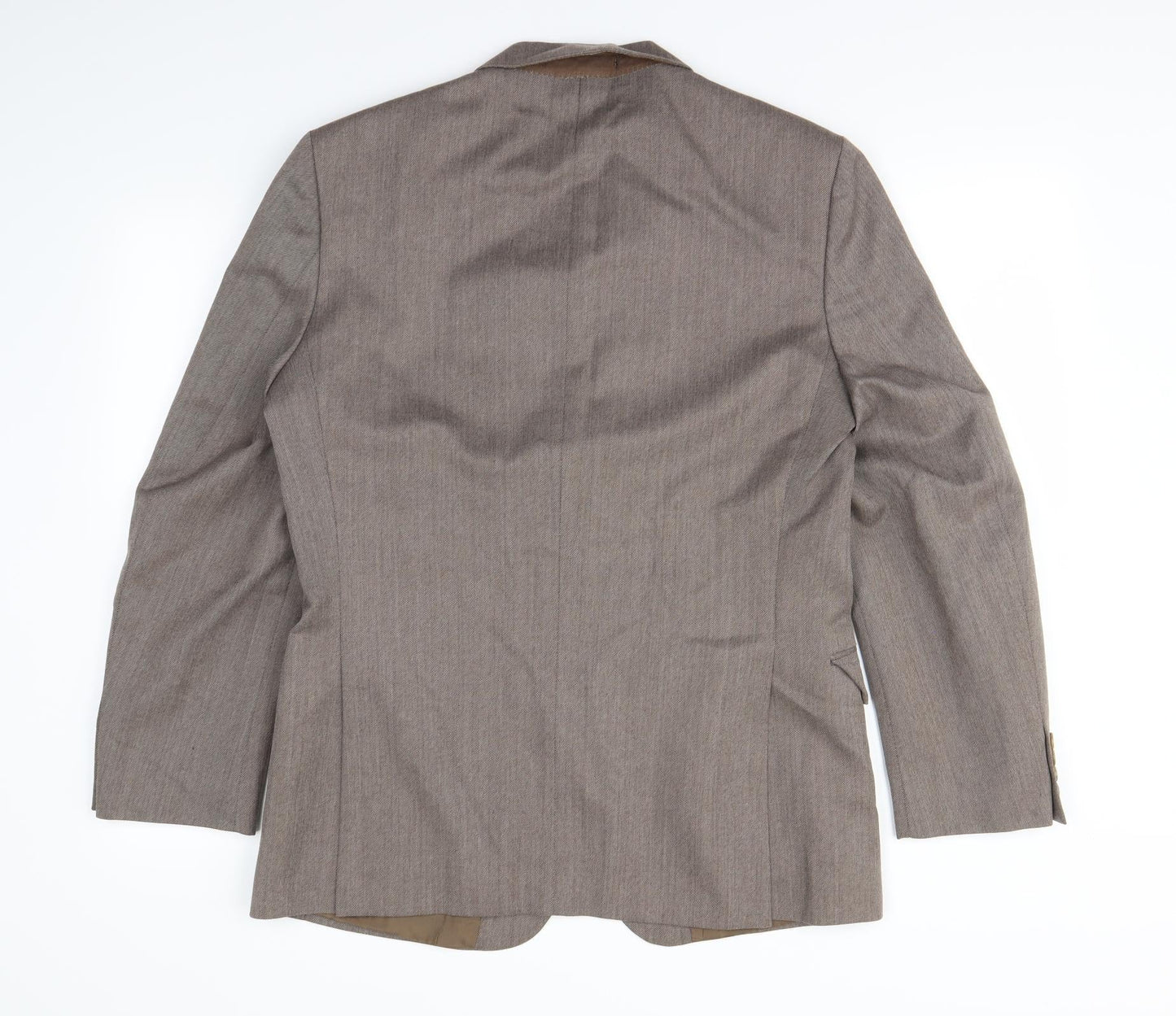 Mens UK Size L St Michael Regular Brown Suit Jacket