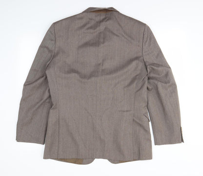 Mens UK Size L St Michael Regular Brown Suit Jacket