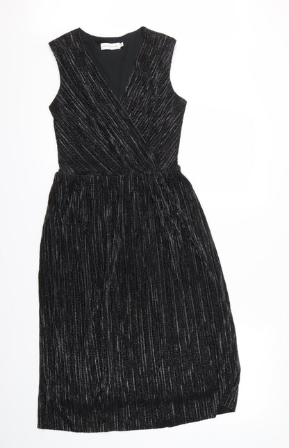 Paraphrase Womens Black   Fit & Flare  Size XS