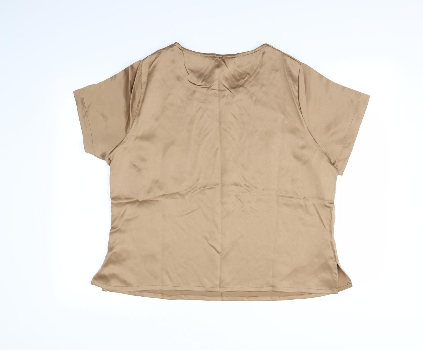 classics  Womens Gold   Basic Blouse Size 18