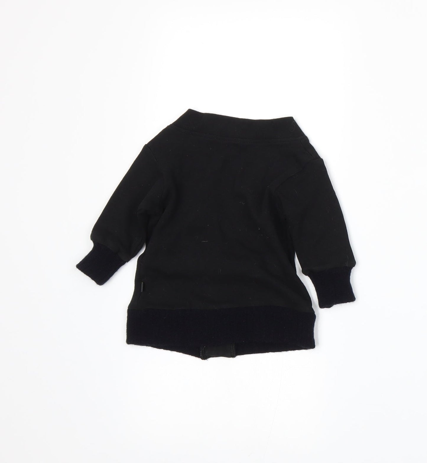 electrik kidz Boys Black  Knit Cardigan Jumper Size 0-3 Months