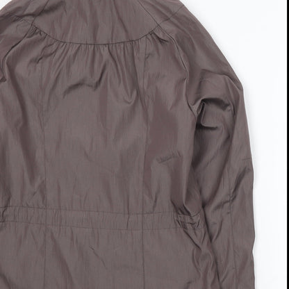 Klass Womens Brown   Windbreaker Jacket Size 12