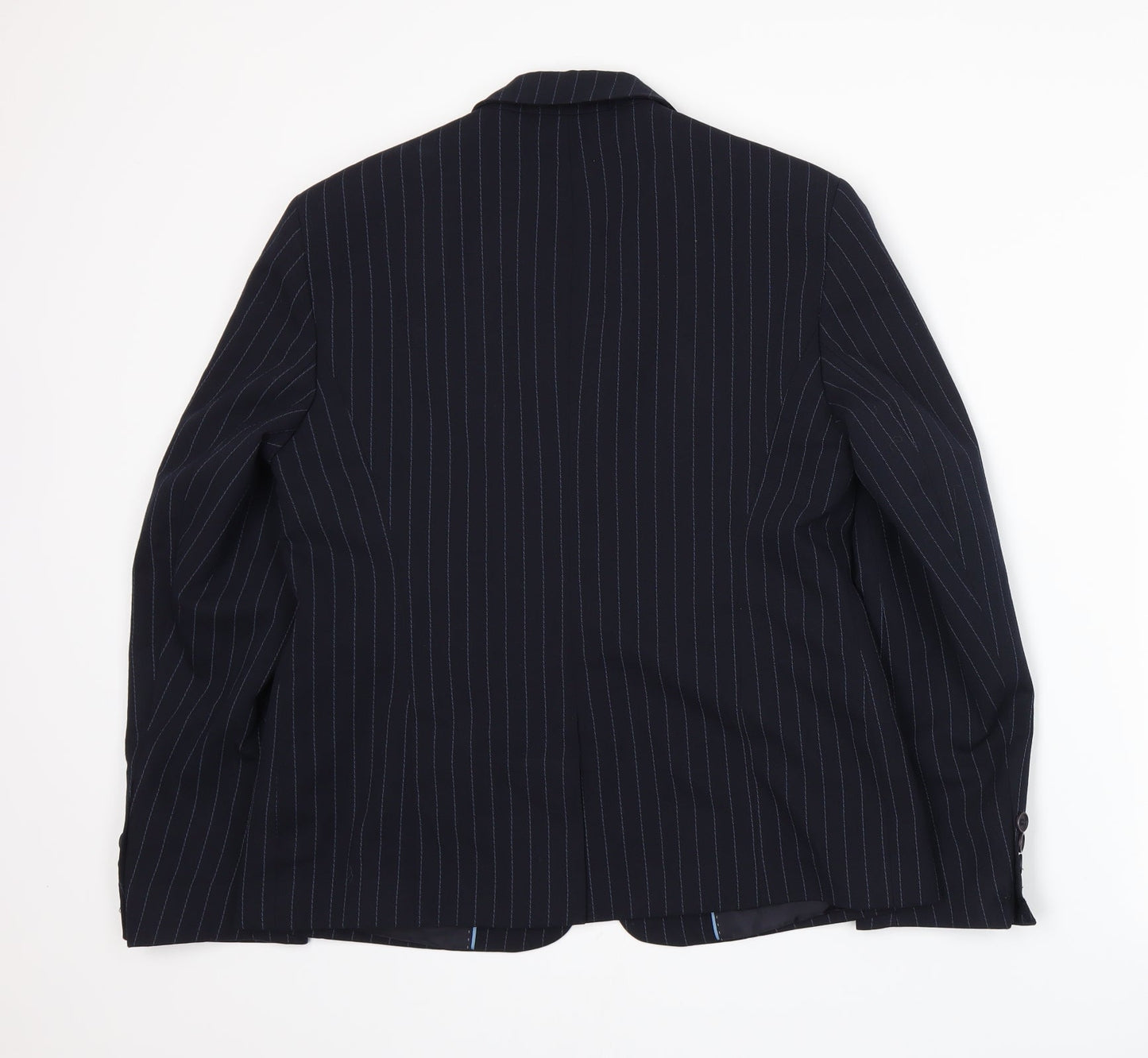Womens UK Size 10 Preworn Regular Blue Suit Jacket