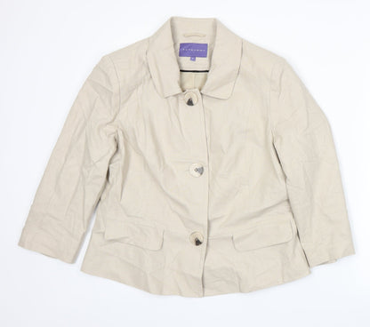 Autonomy Womens Beige   Jacket  Size 14