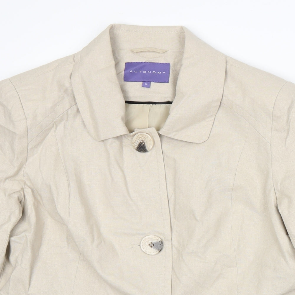 Autonomy Womens Beige   Jacket  Size 14