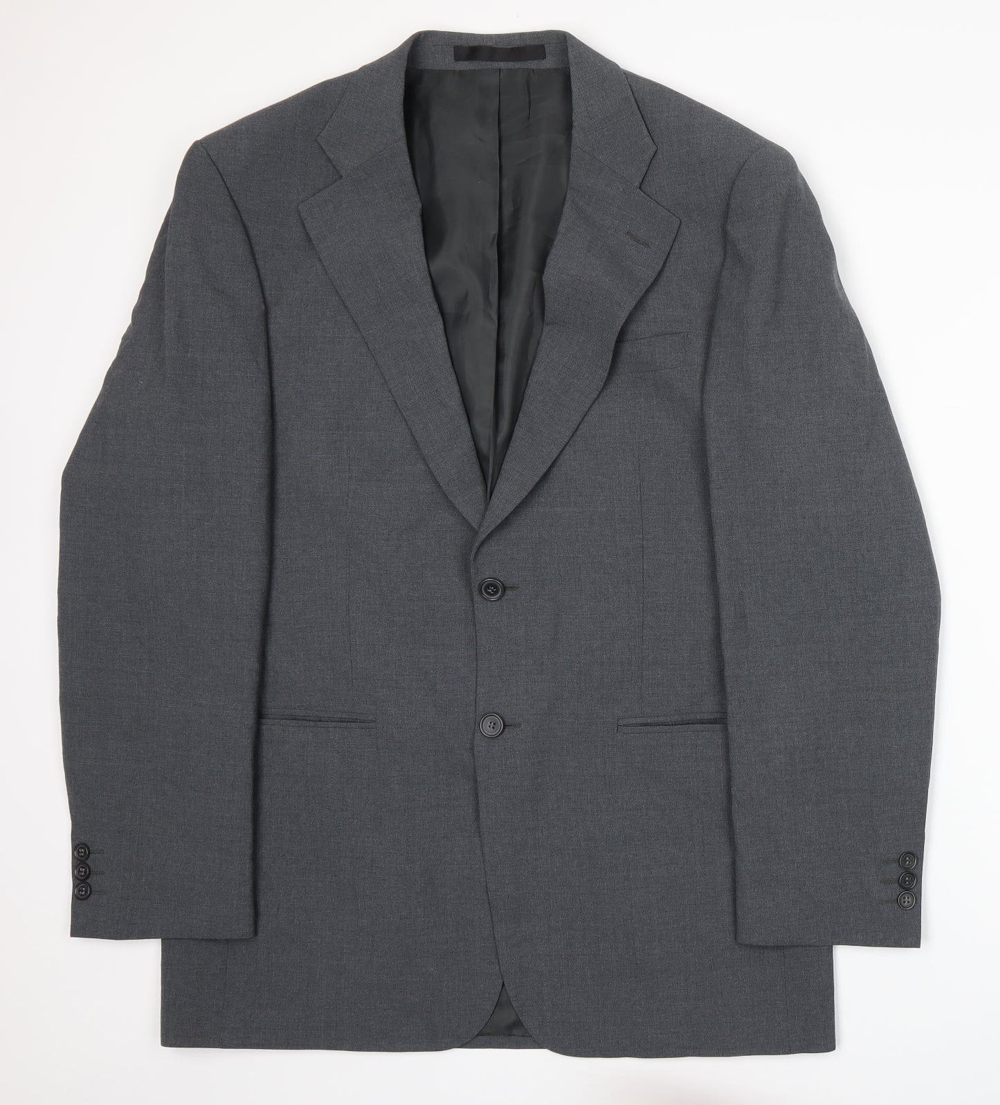 Mens UK Size XL Preworn Regular Grey Suit Jacket