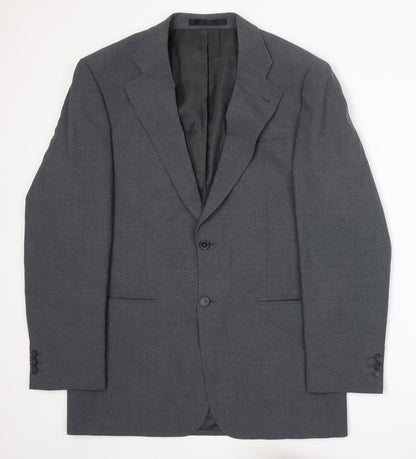 Mens UK Size XL Preworn Regular Grey Suit Jacket