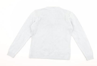 Yessica Womens Blue   Pullover Jumper Size M