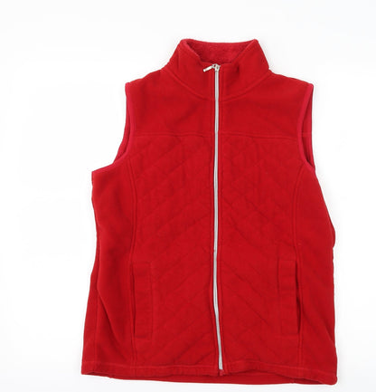 Womens UK Size 10 BM collection Red Gilet