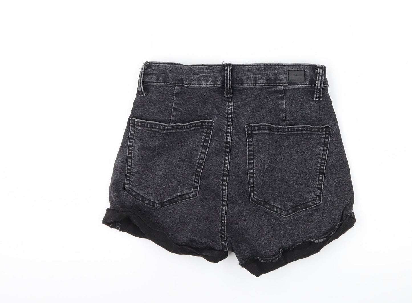 Womens UK Size 8 Bershka Regular Fit Hot Pants Shorts