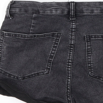 Womens UK Size 8 Bershka Regular Fit Hot Pants Shorts