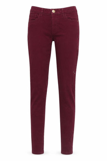 Womens UK Size 6 denim co Regular Fit Skinny Purple Jeans