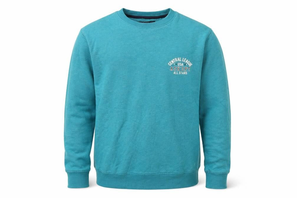 Mens UK Size S Matalan Blue Pullover Sweatshirt