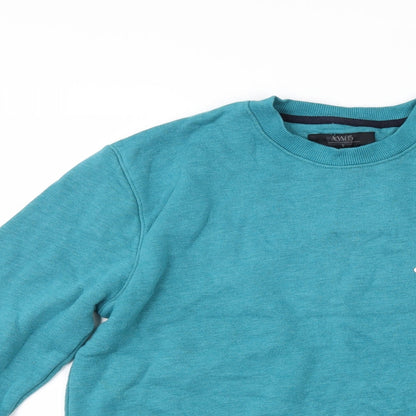 Mens UK Size S Matalan Blue Pullover Sweatshirt