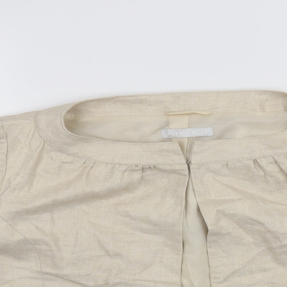 Womens UK Size 12 Kit Beige Jacket