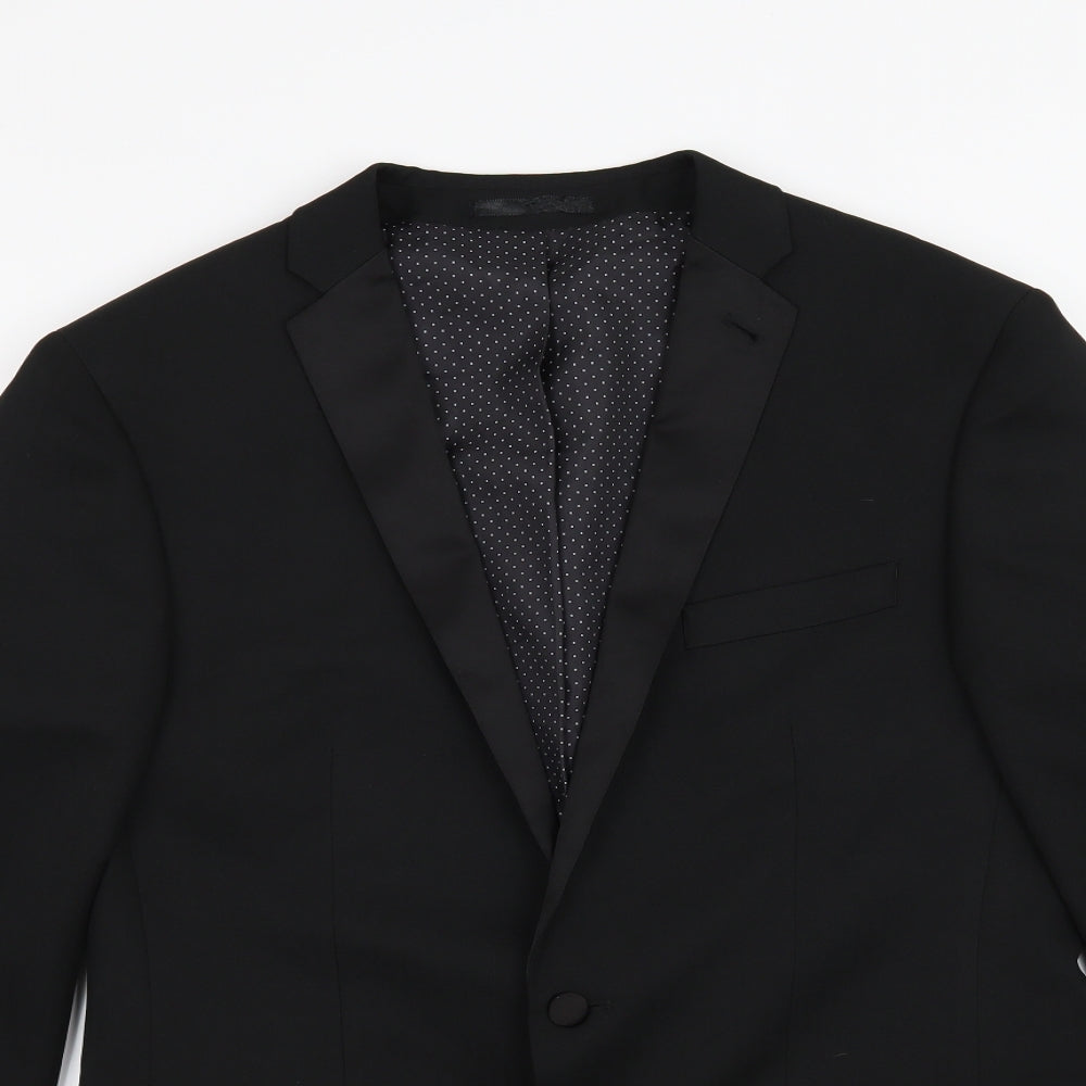 Mens UK Size 38 Taylor & Wright Regular Black Suit Jacket