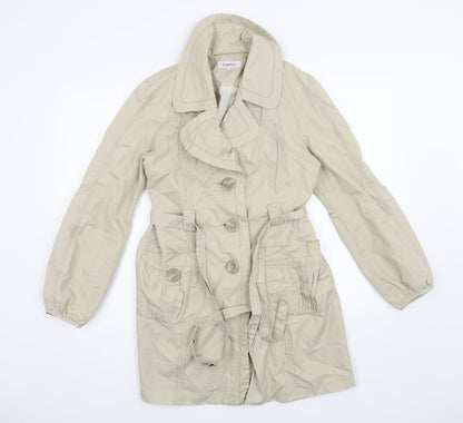 Papaya Womens Beige   Jacket Coat Size 12