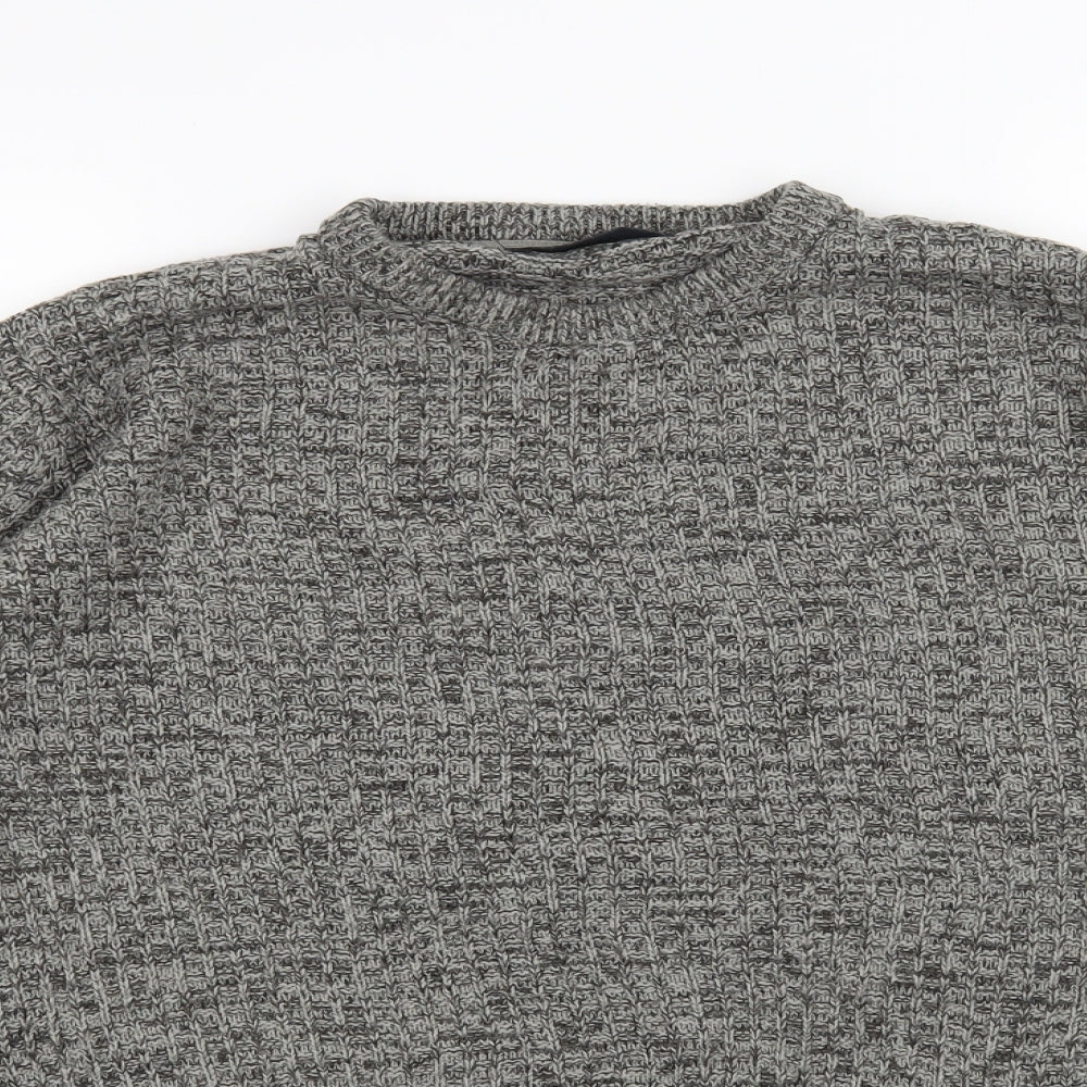 Acw85 Mens Grey   Pullover Jumper Size M