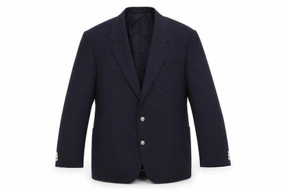 Mens UK Size 46 Sergio Rossi Regular Blue Suit Jacket