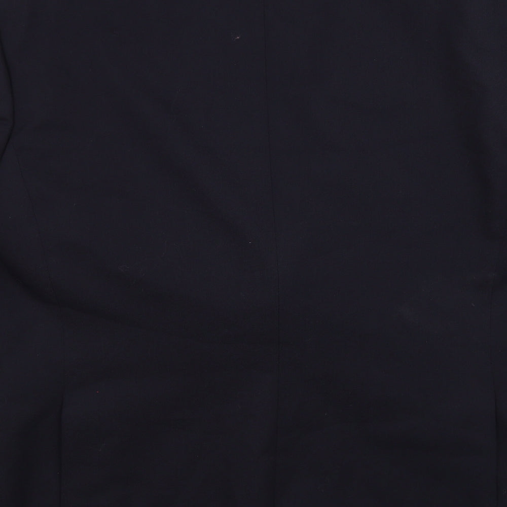 Mens UK Size 46 Sergio Rossi Regular Blue Suit Jacket