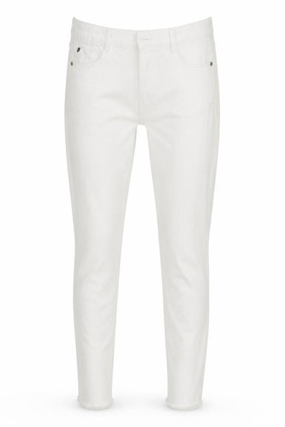 Womens UK Size 10 Denim & Co. Regular Fit Skinny White Jeans