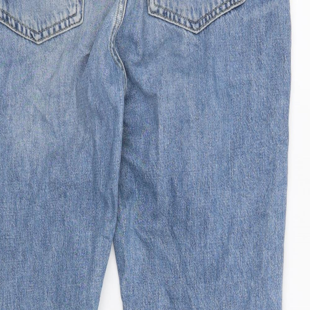 Mens UK Size 30 in Topshop Regular Fit Straight Blue Jeans