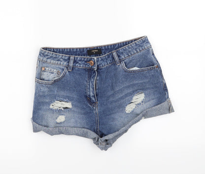 Denim  Womens Blue   Cut-Off Shorts Size 10