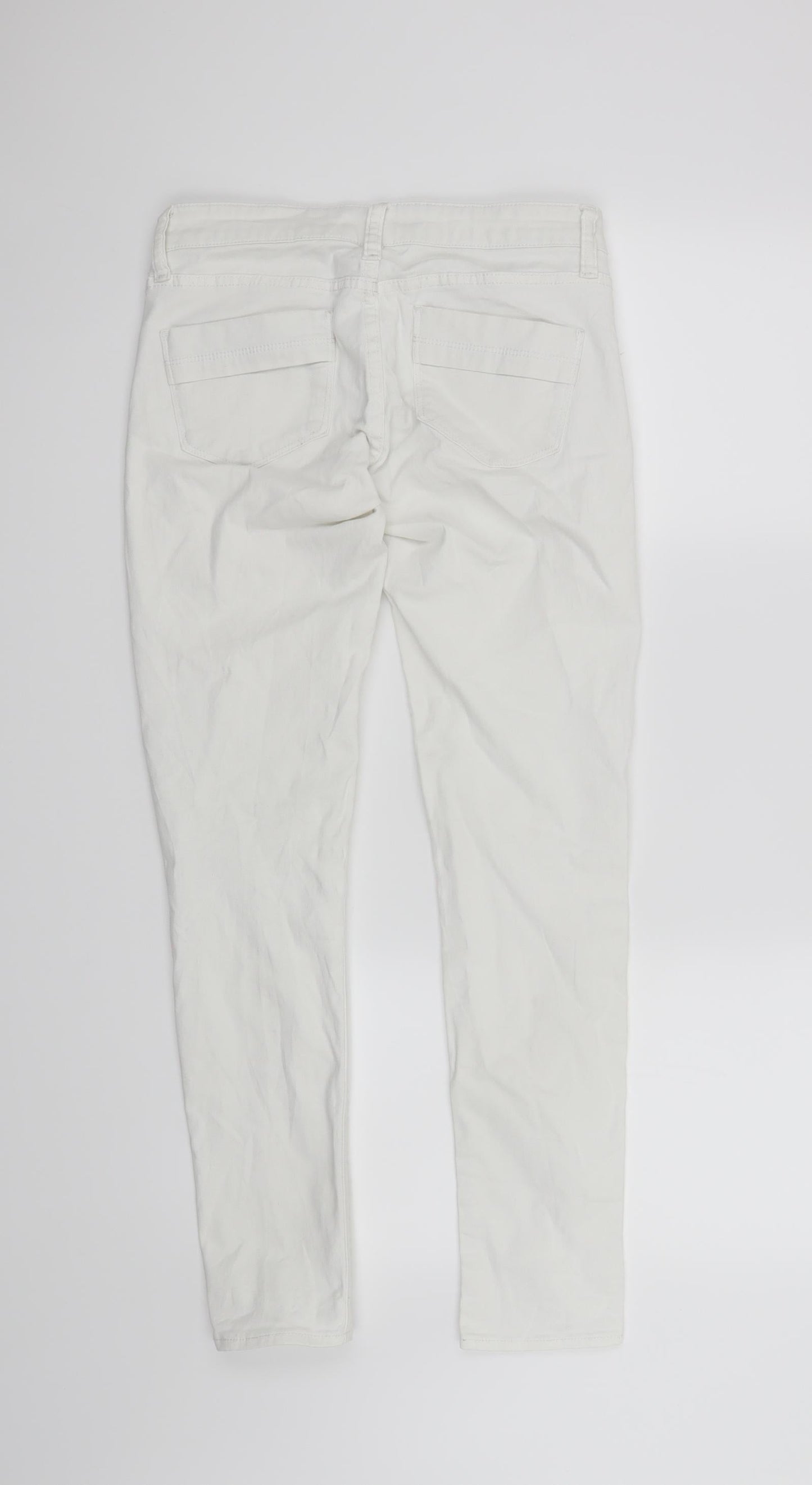 Azul Womens White   Skinny Jeans Size S L28 in