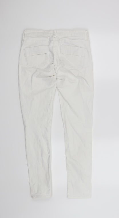 Azul Womens White   Skinny Jeans Size S L28 in
