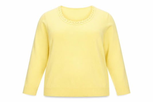 Wardrobe Womens Yellow   Pullover Jumper Size 16