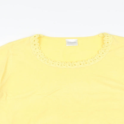 Wardrobe Womens Yellow   Pullover Jumper Size 16