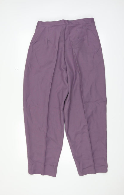 Womens UK Size 18 slimma Regular Fit  Purple Trousers