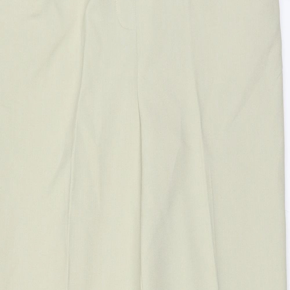 Womens UK Size 18 Essential Collection Regular Fit  Green Trousers