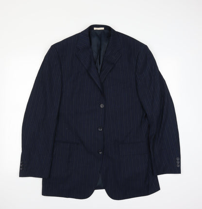 Mens UK Size 40 Greenwoods Regular Blue Suit Jacket