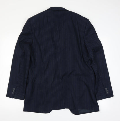 Mens UK Size 40 Greenwoods Regular Blue Suit Jacket
