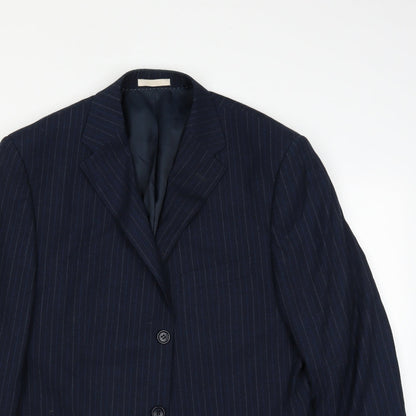 Mens UK Size 40 Greenwoods Regular Blue Suit Jacket