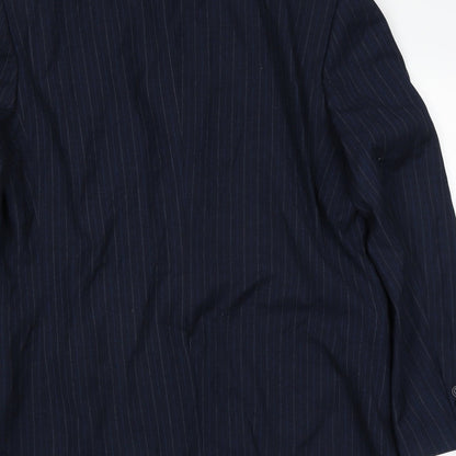 Mens UK Size 40 Greenwoods Regular Blue Suit Jacket