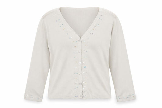 Klass Womens Beige   Cardigan Jumper Size L