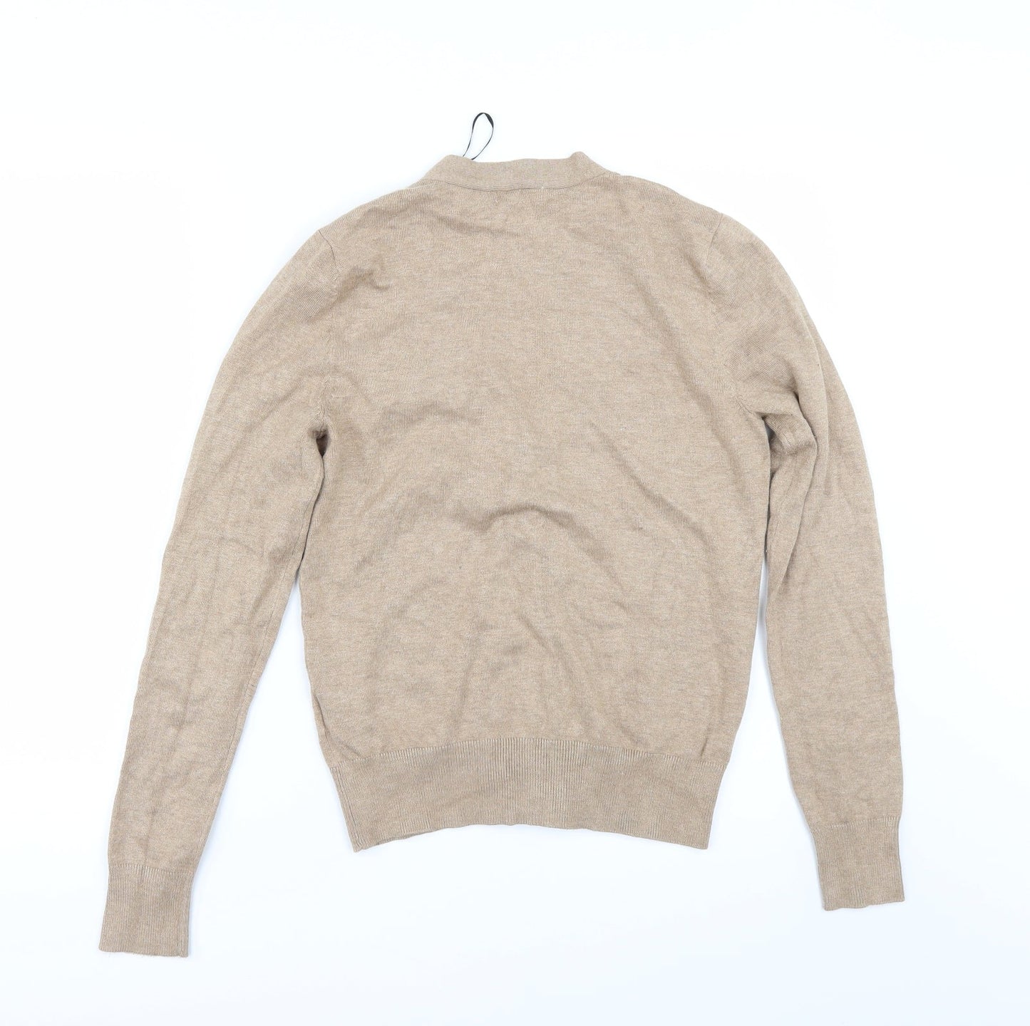 H&M Womens Beige   Henley Jumper Size XS
