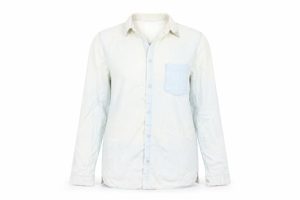 Womens UK Size 8 Topshop Blue Tunic Button-Up