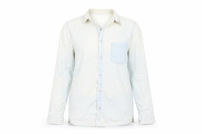 Womens UK Size 8 Topshop Blue Tunic Button-Up
