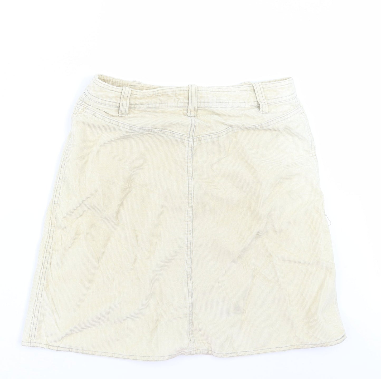 H&M Womens Beige  Corduroy Mini Set Size 10