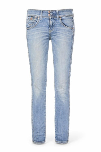 Womens UK Size 25 in SQIN Regular Fit Skinny Blue Jeans