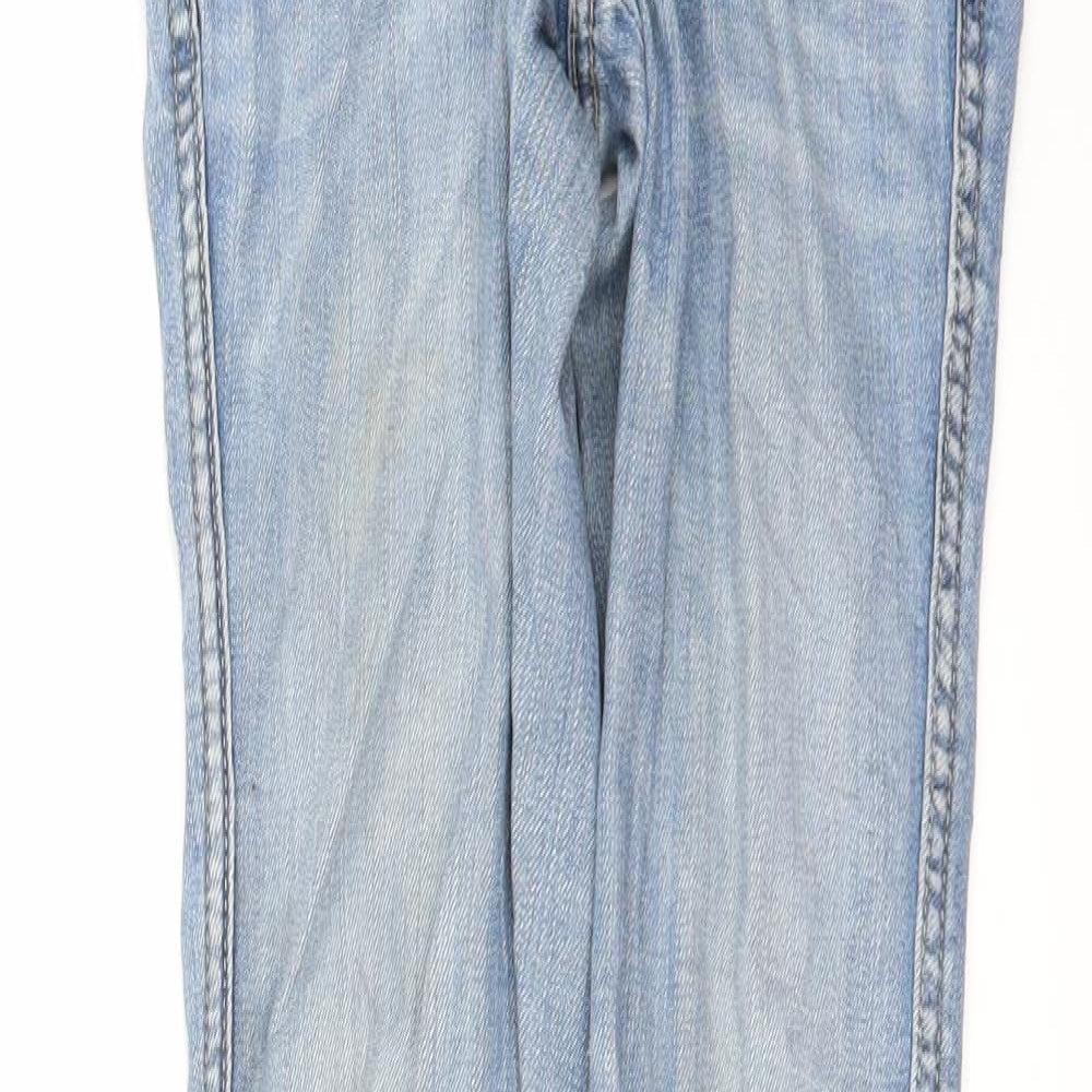 Womens UK Size 25 in SQIN Regular Fit Skinny Blue Jeans