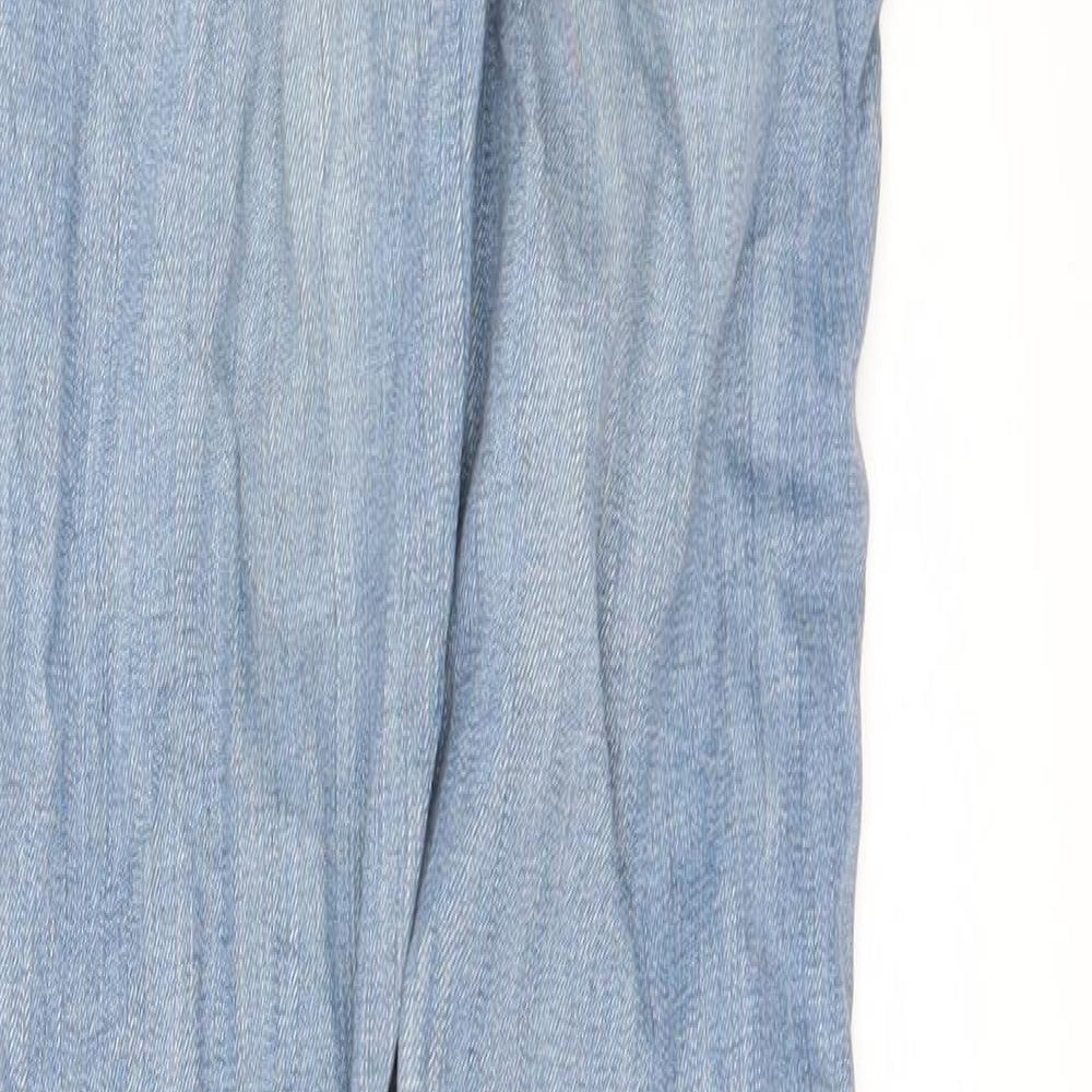 Womens UK Size 25 in SQIN Regular Fit Skinny Blue Jeans