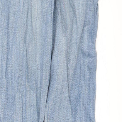 Womens UK Size 25 in SQIN Regular Fit Skinny Blue Jeans