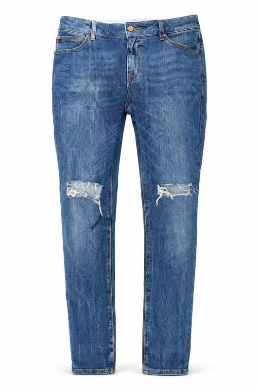 Womens UK Size 33 in ASOS Regular Fit Skinny Blue Jeans